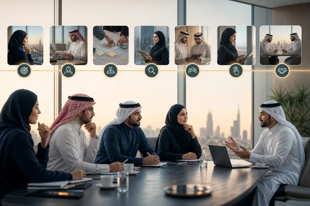 التسويق B2B في السعودية: بناء الثقة قبل طلب الاجتماع